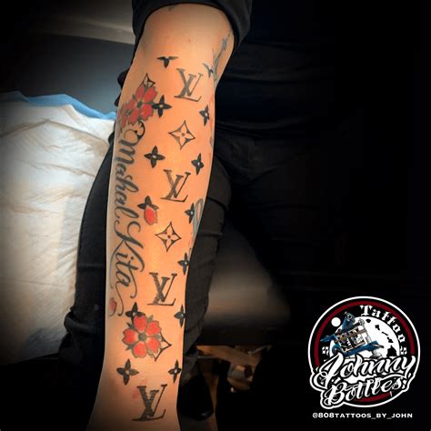 louis vuitton tattoo sleeve|Louis Vuitton gang tattoo.